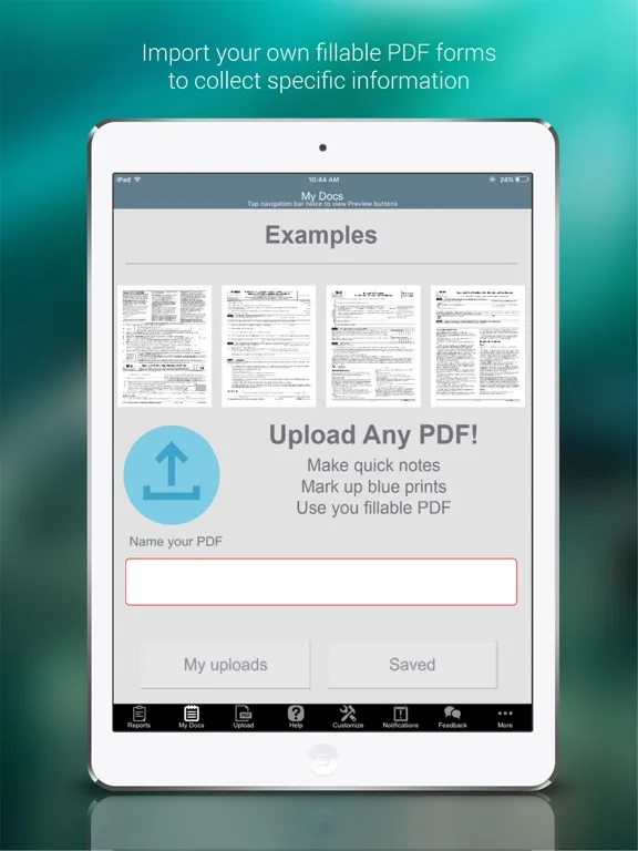 Capturas de pantalla de Report My Logs iPad 