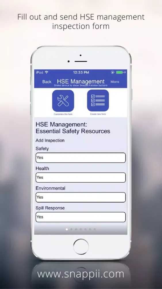 Oil and Gas HSE Management App Screenshots