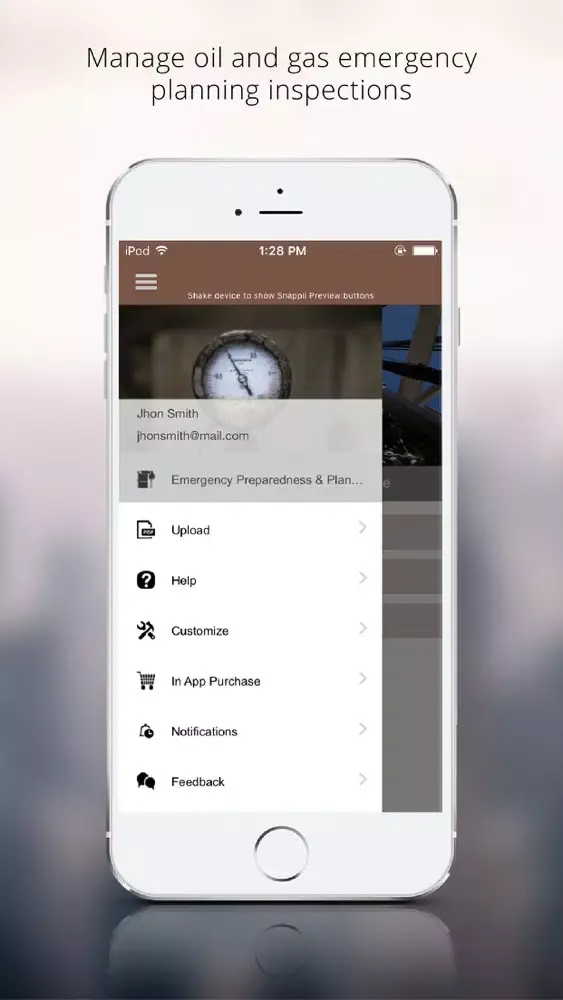 ภาพหน้าจอของ Oil and Gas Emergency Planning App