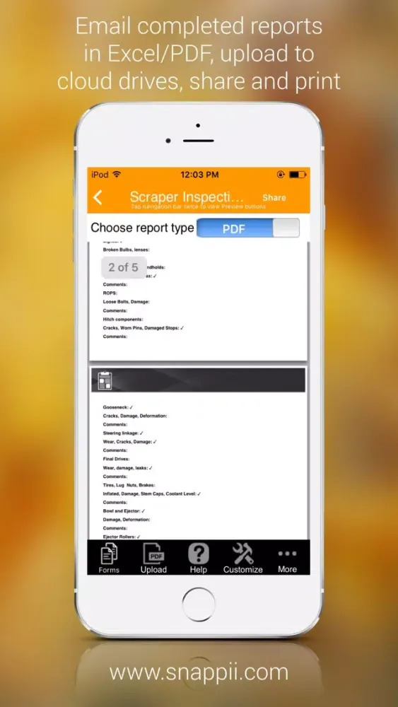 Скриншоты Scraper Inspection App