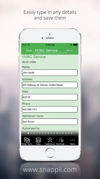 تصاویر HVAC Service Work Order