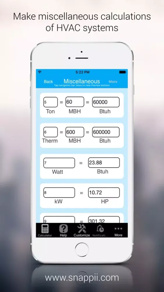 HVAC Calculations Manager Ekran Görüntüleri