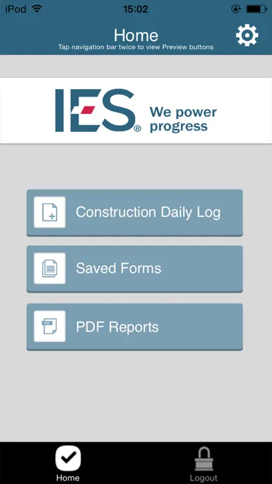 Capturas de pantalla de IES Daily Log App