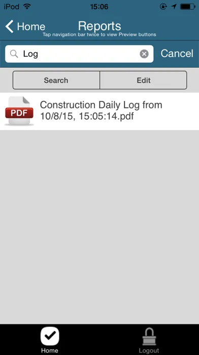 Capturas de pantalla de IES Daily Log App