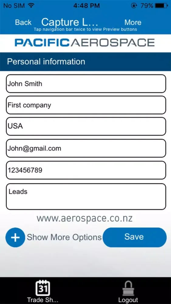 Pacific Aerospace LTD at Singapore Airshow 2016 스크린샷