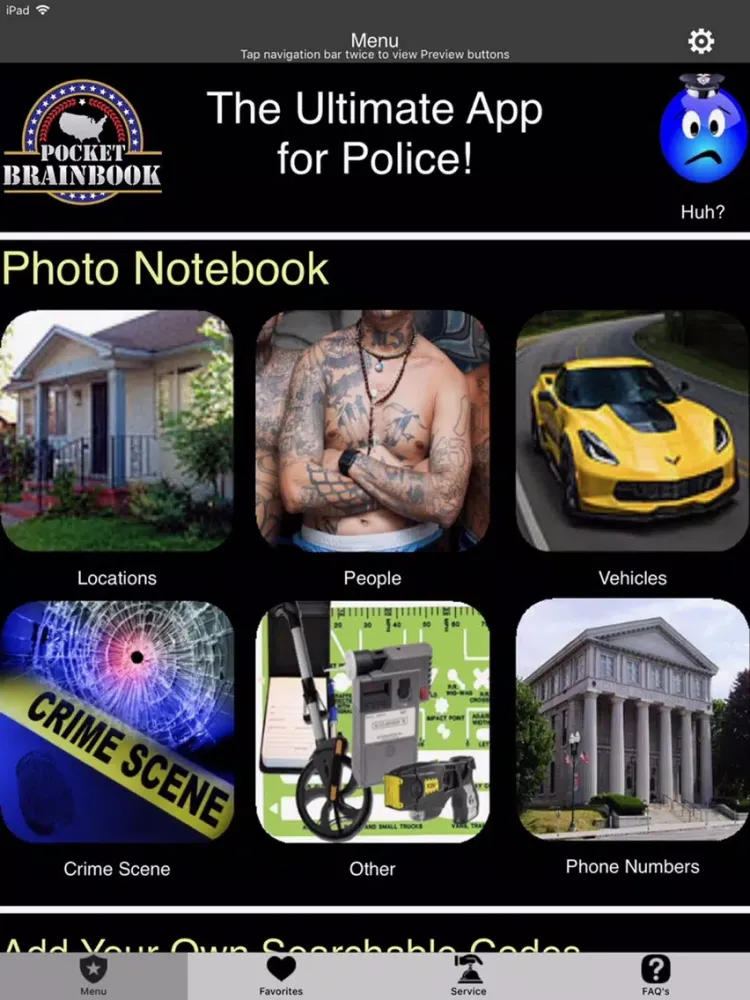The Police App - International iPad 应用截图