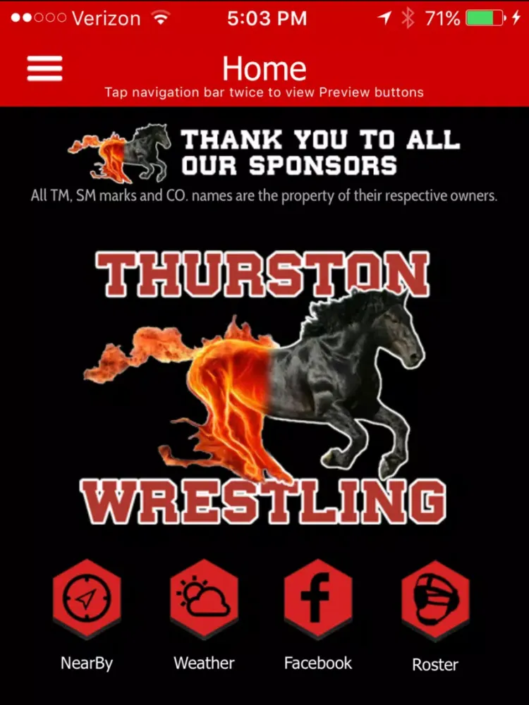 Скриншоты Thurston Area Mat Club app iPad 