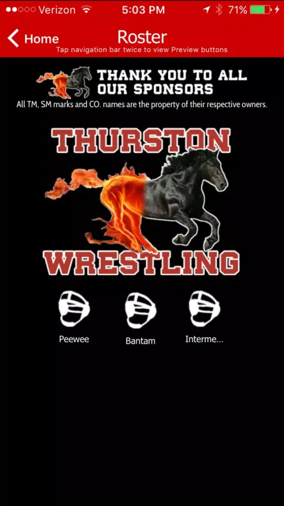 Скриншоты Thurston Area Mat Club app