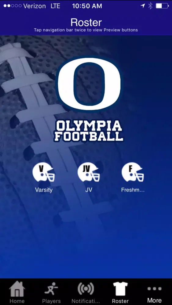 Olympia High School Football app Screenshots