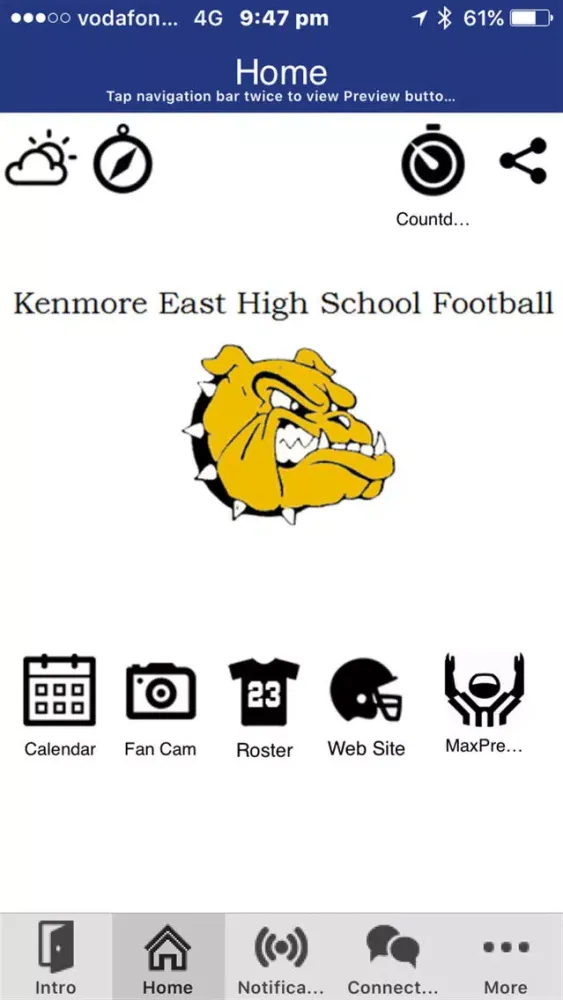 Capturas de pantalla de Kenmore East Football.