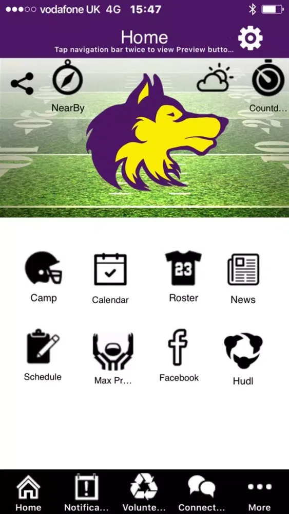 Sequim High Football App स्क्रीनशॉट