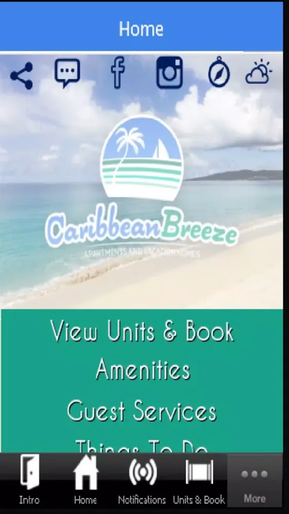Captures d'écran de Caribbean Breeze Vacation Homes App