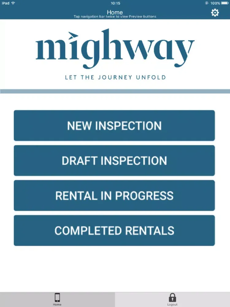 Captures d'écran de RV Rental Inspection app iPad 