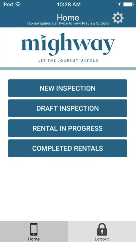 Captures d'écran de RV Rental Inspection app