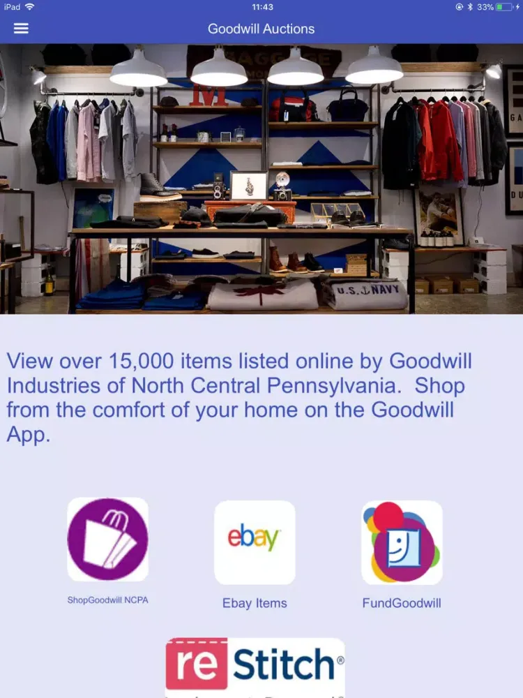 Goodwill Online iPad 應用截圖