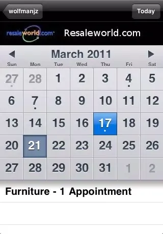 Appointment Scheduler Admin Screenshots