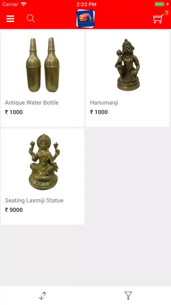 Ảnh chụp màn hình của Antique India