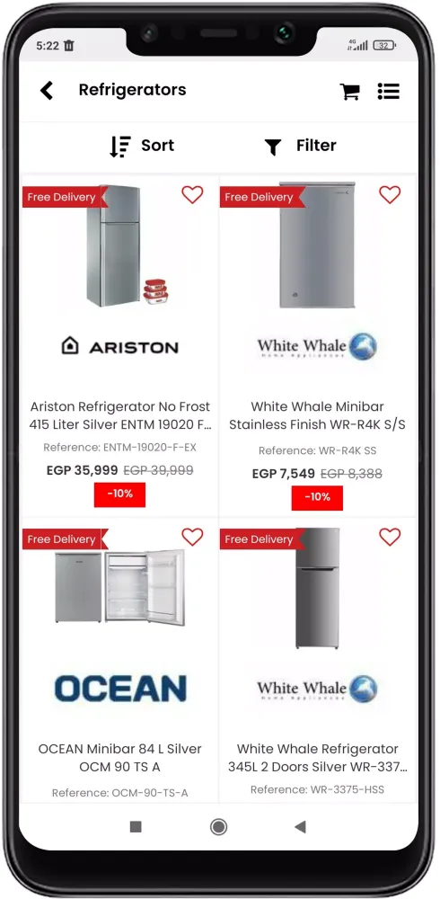 Zrzuty ekranu Cairo Sales