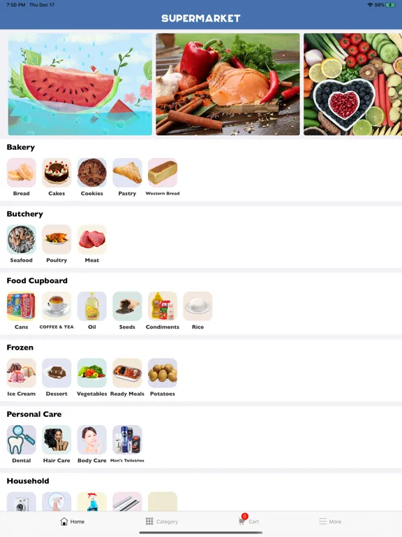 تصاویر Stores Agent - Grocery iPad 