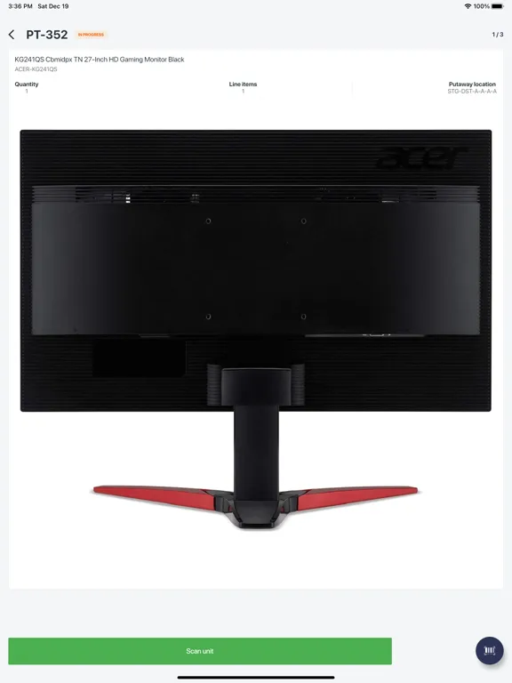 ภาพหน้าจอของ Storfox iPad 