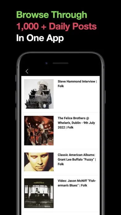 Zrzuty ekranu Music News by Bebop