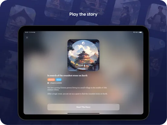 Storia: Live & Make Stories AI iPad  Screenshots