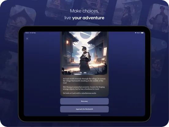 Storia: Live & Make Stories AI iPad  Screenshots