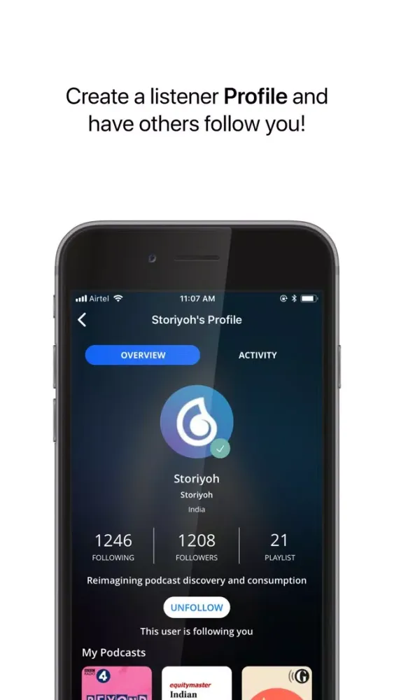 Storiyoh - Social Podcast App应用截图