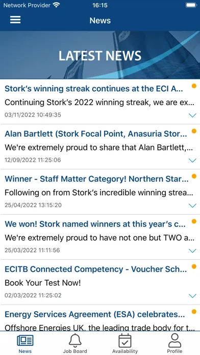 Stork iLink Screenshots