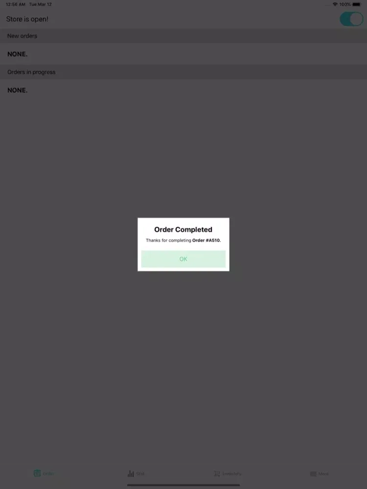 Stork | Store Owner App iPad 應用截圖