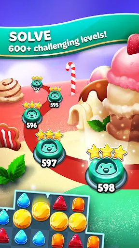 Capturas de tela do Frozen Frenzy Mania – Match 3