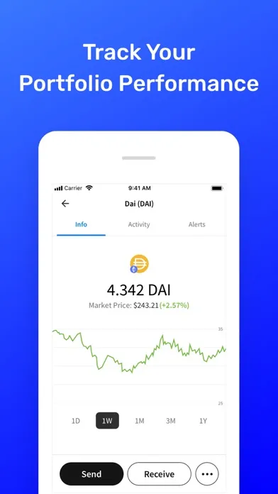 Captures d'écran de AlphaWallet, Ethereum and EVM