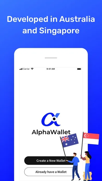 Captures d'écran de AlphaWallet, Ethereum and EVM