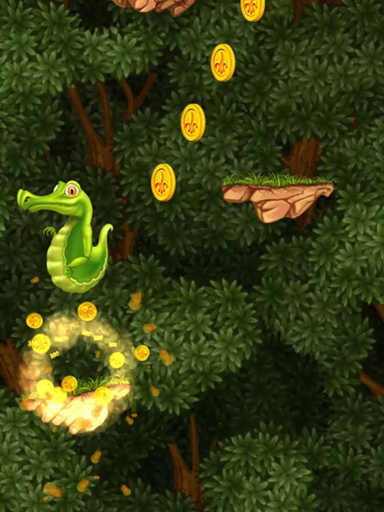 Croco Jump iPad  Screenshots