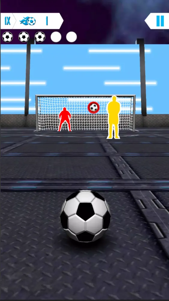 ภาพหน้าจอของ Freekick Shooter - Football 3D