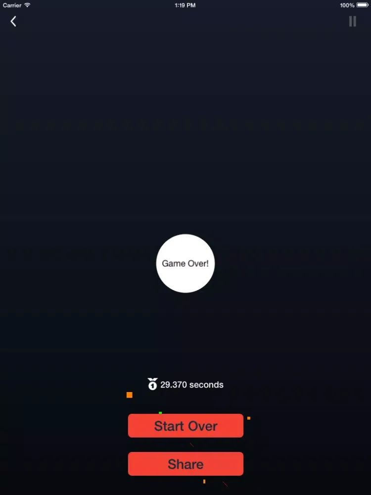 Ảnh chụp màn hình của Dodge It! - Move Your Finger & Evade The Blades iPad 