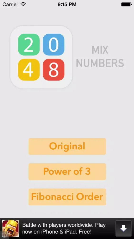 Capturas de pantalla de 2048: Mix Numbers