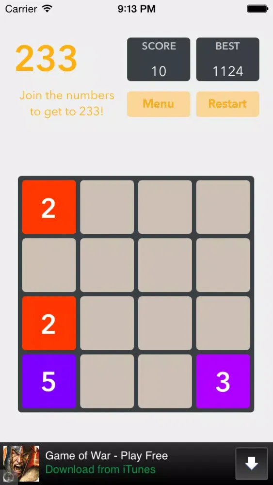 Capturas de pantalla de 2048: Mix Numbers