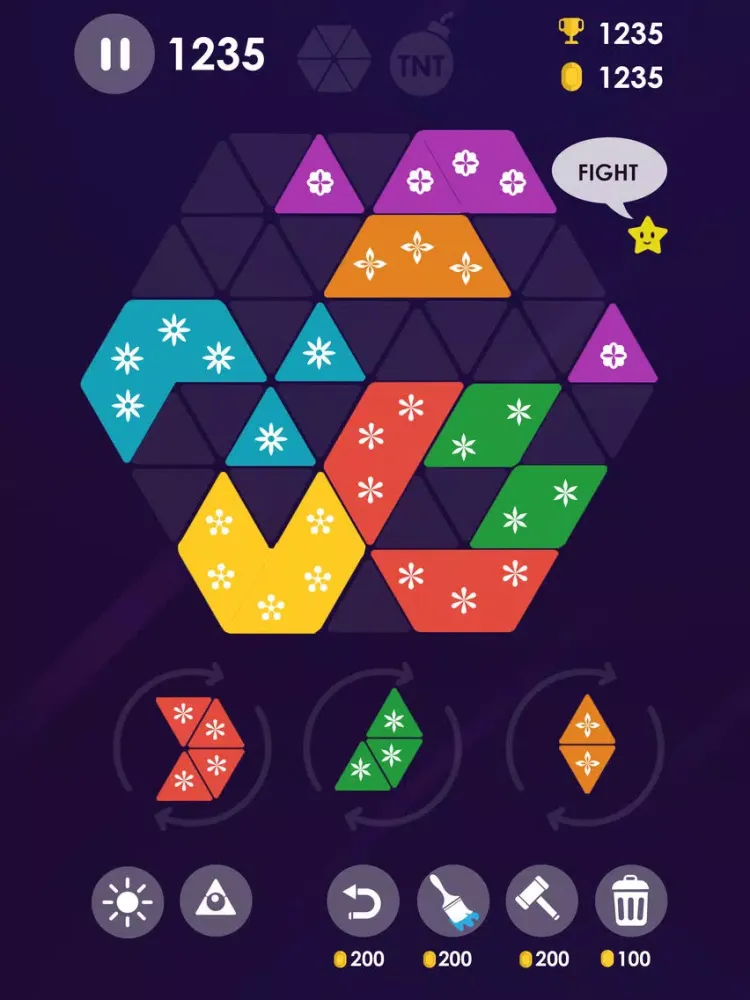 Make Turbo Hexa Puzzle iPad 应用截图