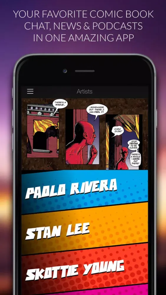 Comic Geek - News, Chat and Podscasts for Comicbook & Graphic Novel Artists & Fans Ekran Görüntüleri