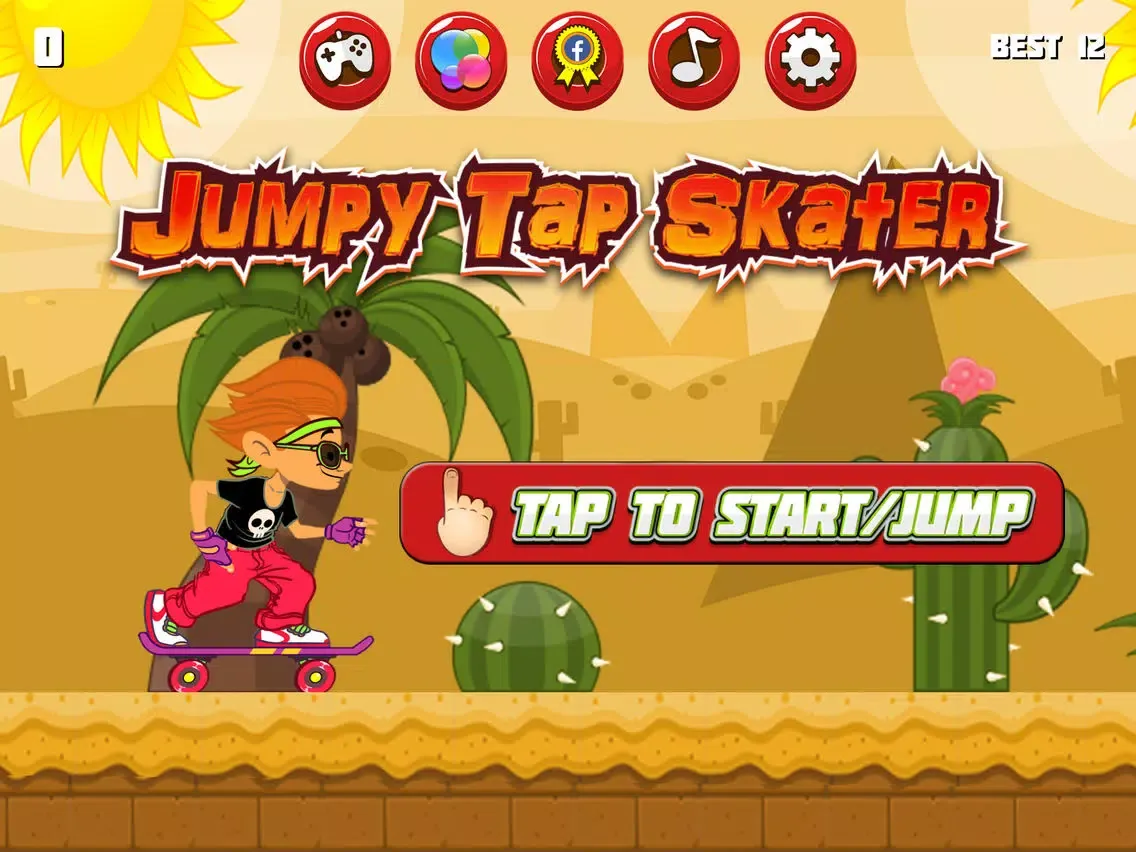Скриншоты Jumpy Tap Skater - Awesome Alex iPad 