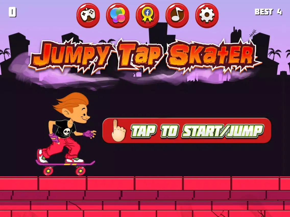 Скриншоты Jumpy Tap Skater - Awesome Alex iPad 