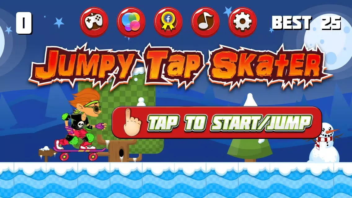 Скриншоты Jumpy Tap Skater - Awesome Alex