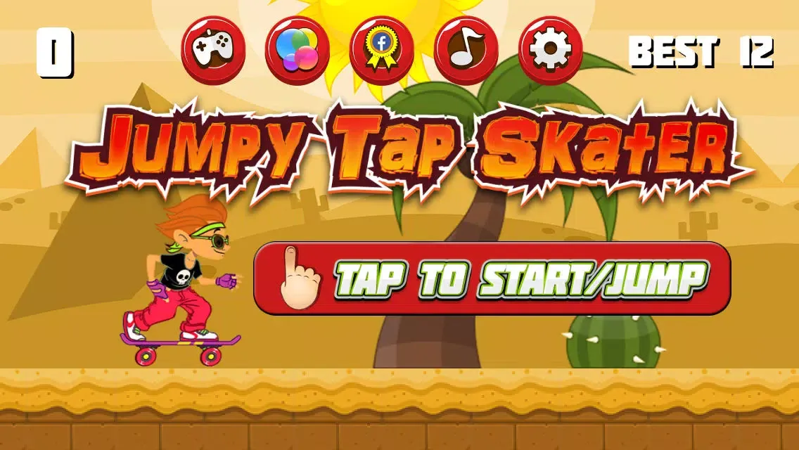 Скриншоты Jumpy Tap Skater - Awesome Alex