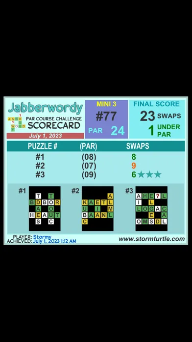 Jabberwordy سکرین شاٹس