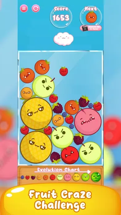 Watermelon Merge Suika Game سکرین شاٹس