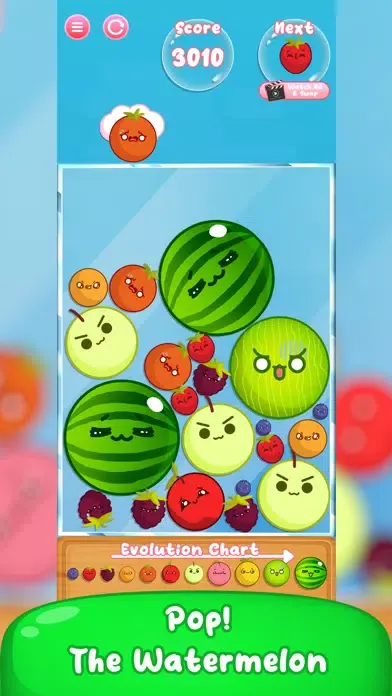Watermelon Merge Suika Game سکرین شاٹس