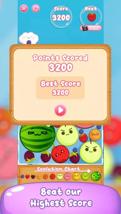 Watermelon Merge Suika Game سکرین شاٹس