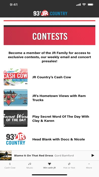 Screenshot di 93.7 JR Country