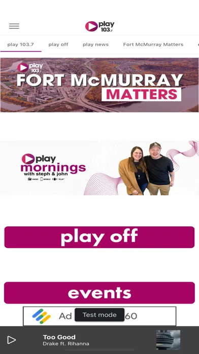 Capturas de pantalla de play 103 Fort McMurray
